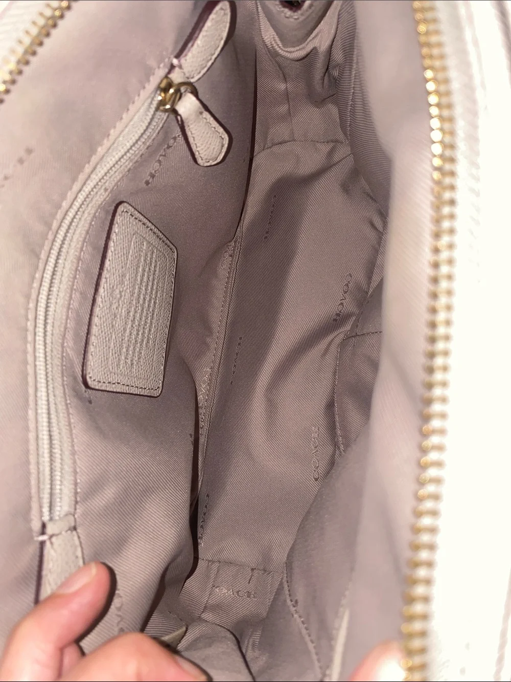 Coach Pebble Leather Satchel in Blush